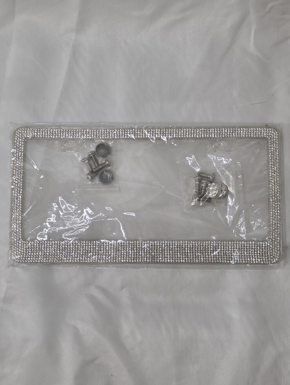 Rhinestone License Plate Frame